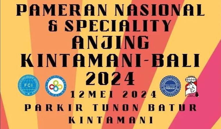 Pameran Nasional dan Speciality Anjing Kintamani Bali 2024