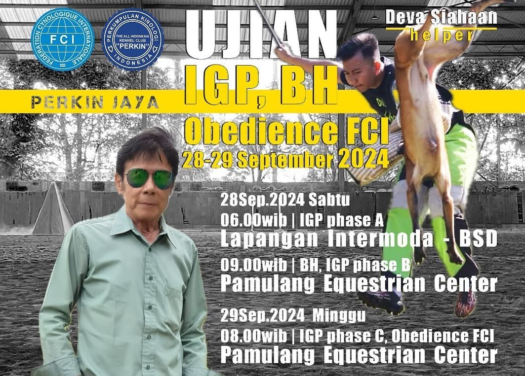 Ujian BH, IGP, dan Obedience FCI